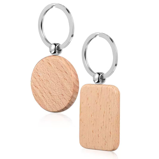 Houten sleutelhanger