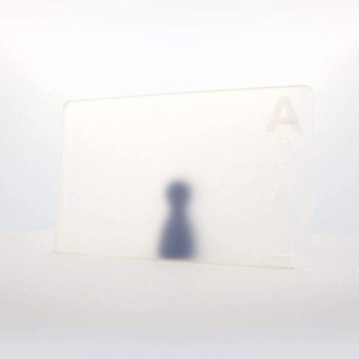 Acrylique mat transparent