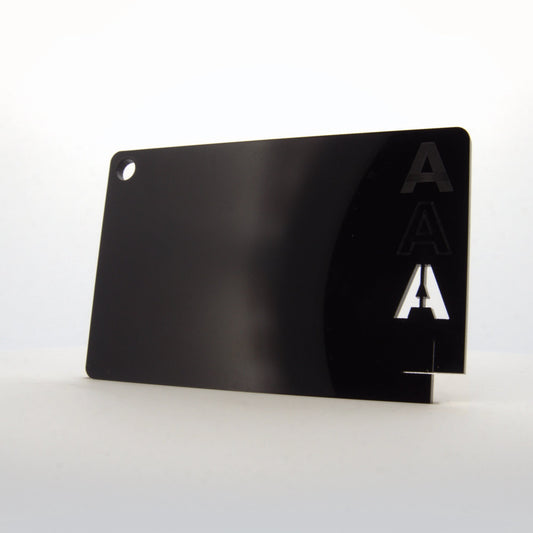 Acrylaat zwart - Laser Cut Supply