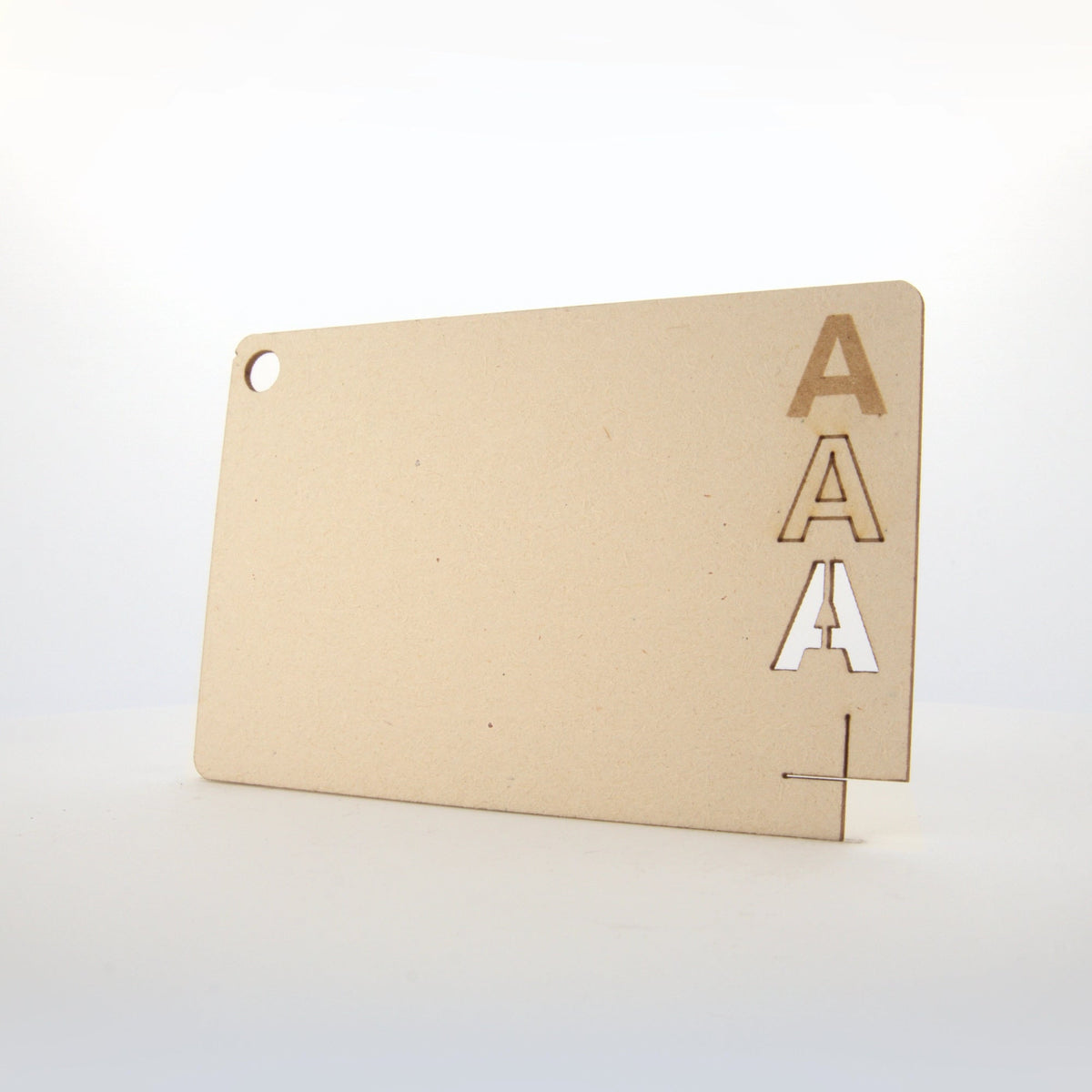Carton bois blanc